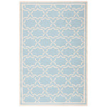 Safavieh Dhurries 545 Rug, DHU545 - Light Blue / Ivory