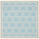 Safavieh Dhurries 545 Rug, DHU545 - Light Blue / Ivory