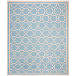 Safavieh Dhurries 545 Rug, DHU545 - Light Blue / Ivory