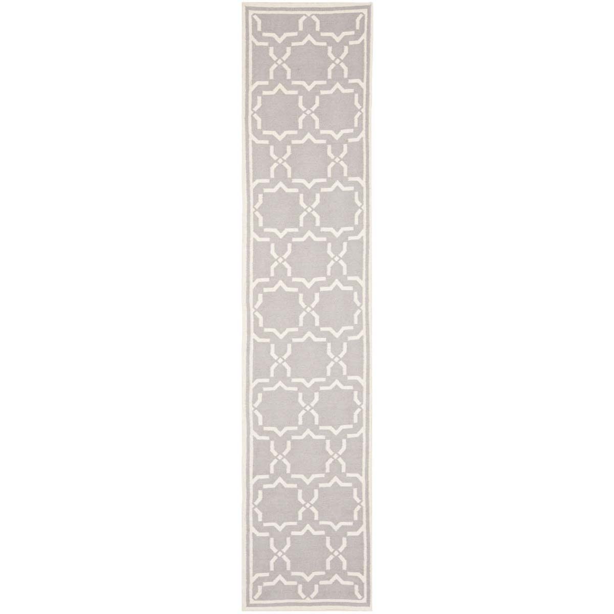 Safavieh Dhurries 545 Rug, DHU545 - Grey / Ivory