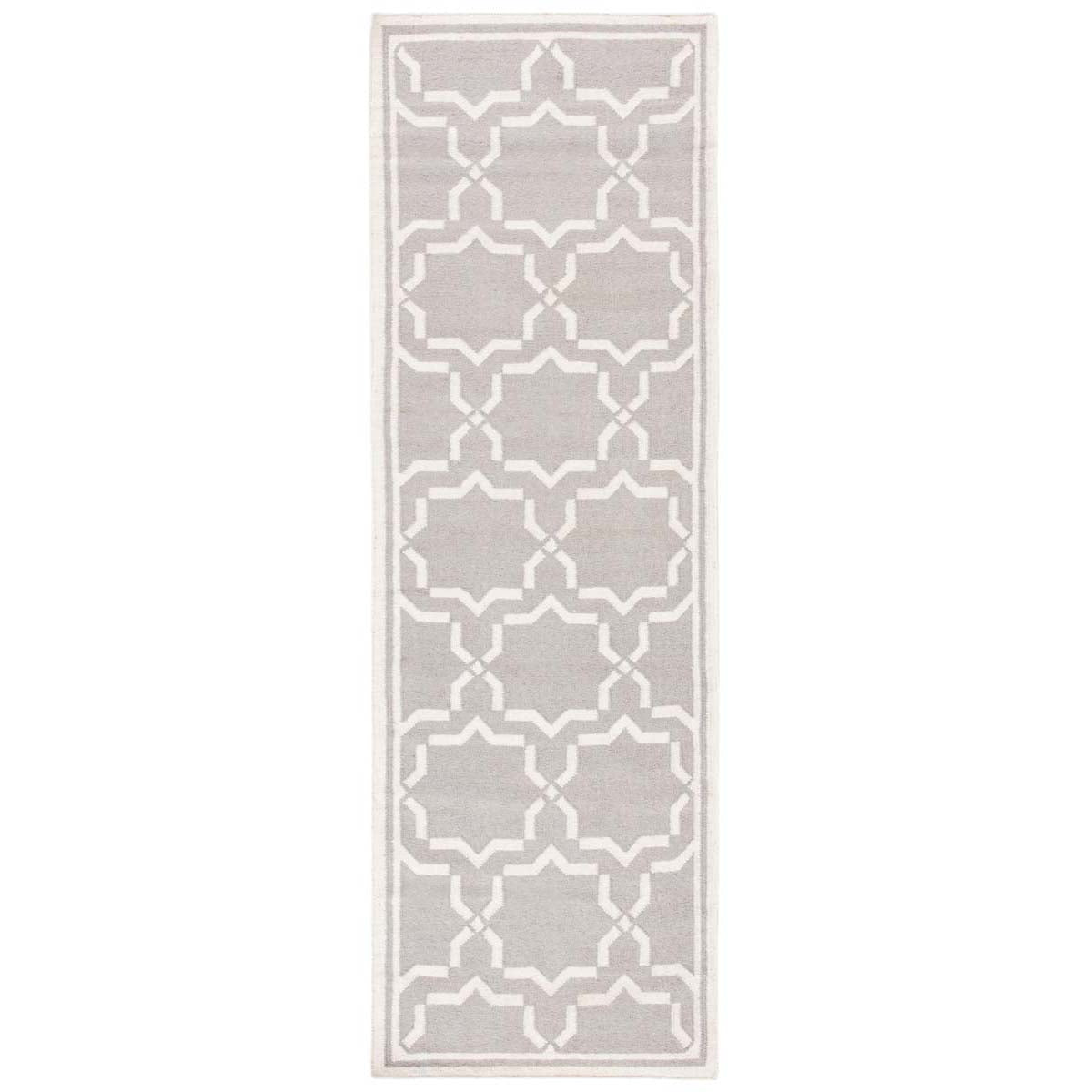 Safavieh Dhurries 545 Rug, DHU545 - Grey / Ivory