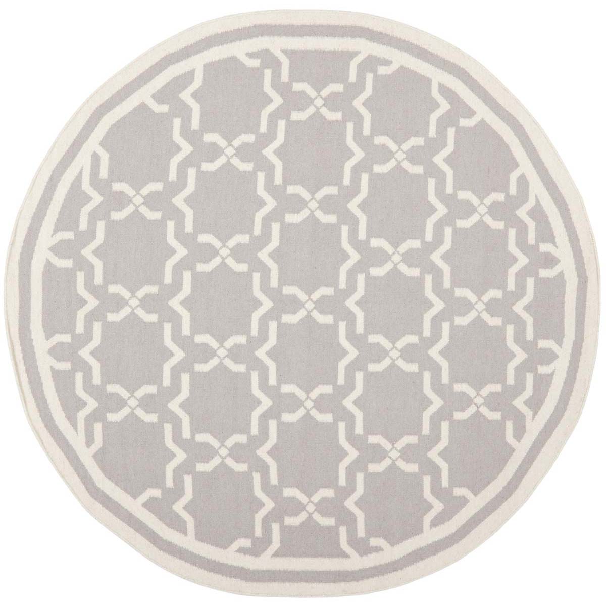 Safavieh Dhurries 545 Rug, DHU545 - Grey / Ivory