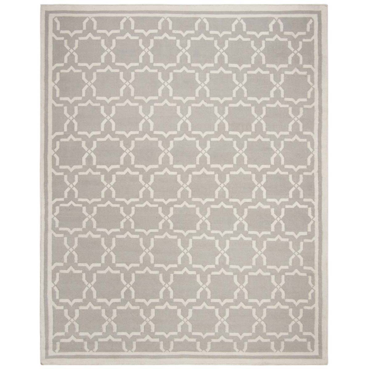 Safavieh Dhurries 545 Rug, DHU545 - Grey / Ivory