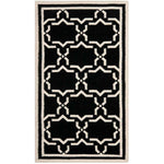 Safavieh Dhurries 545 Rug, DHU545 - Black / Ivory