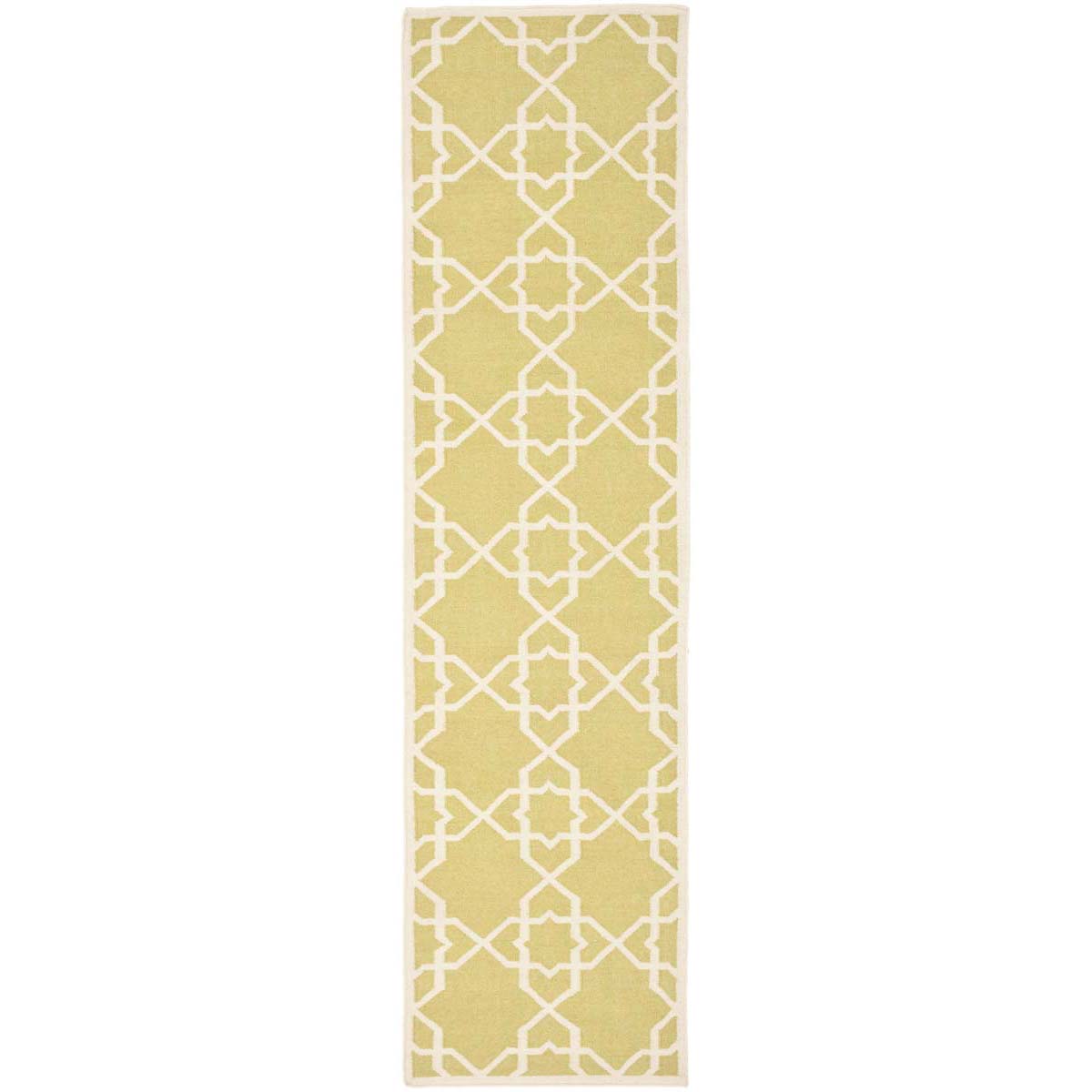 Safavieh Dhurries 548 Rug, DHU548 - Olive / Ivory