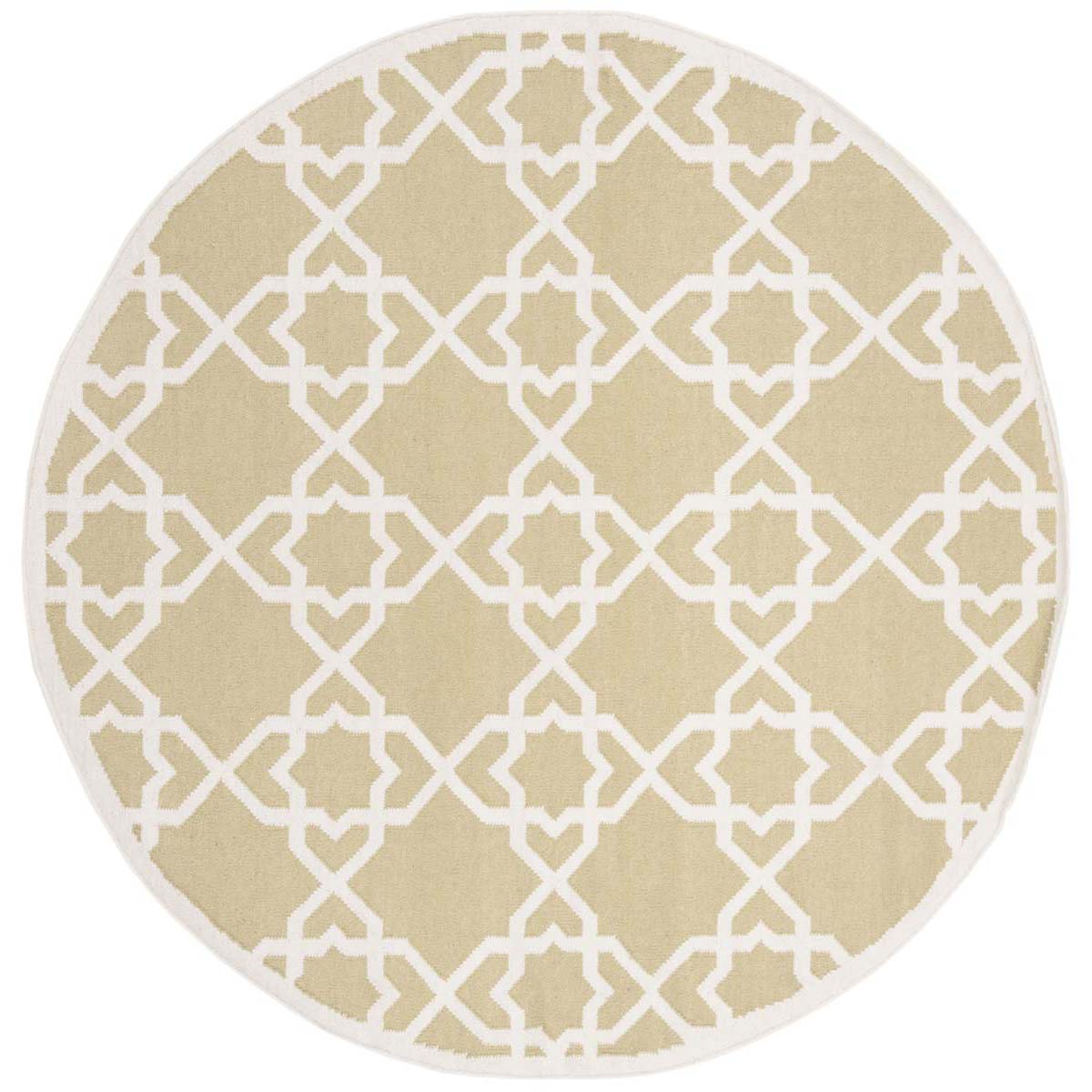 Safavieh Dhurries 548 Rug, DHU548 - Olive / Ivory