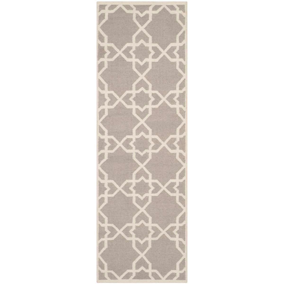 Safavieh Dhurries 548 Rug, DHU548 - Grey / Ivory