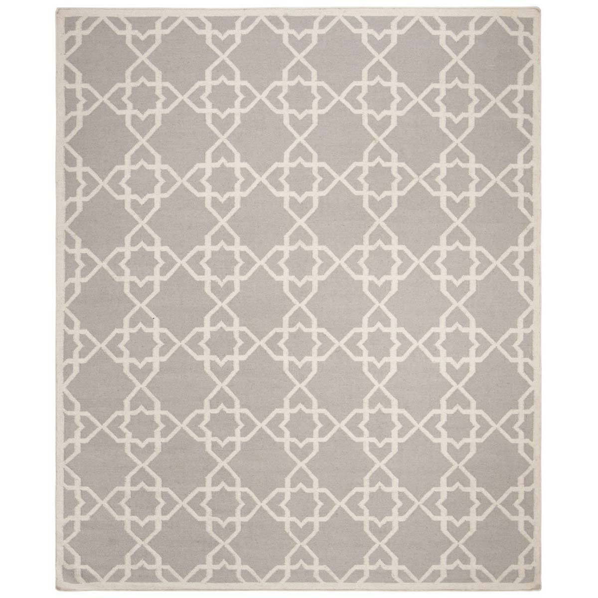 Safavieh Dhurries 548 Rug, DHU548 - Grey / Ivory