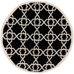 Safavieh Dhurries 548 Rug, DHU548 - Black / Ivory