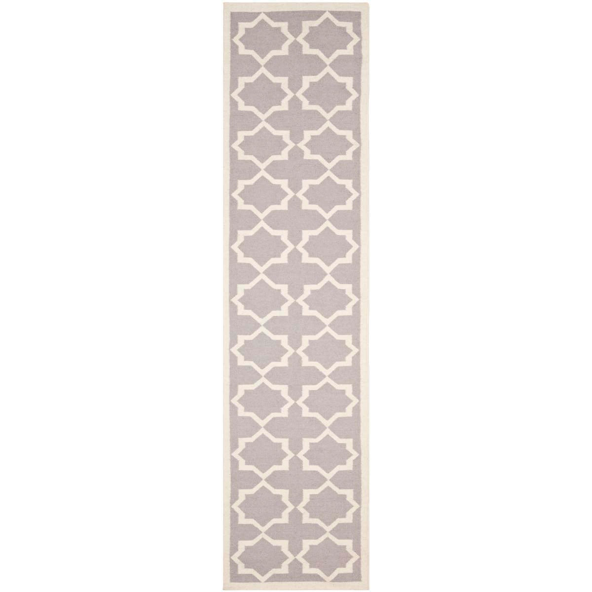 Safavieh Dhurries 549 Rug, DHU549 - Grey / Ivory