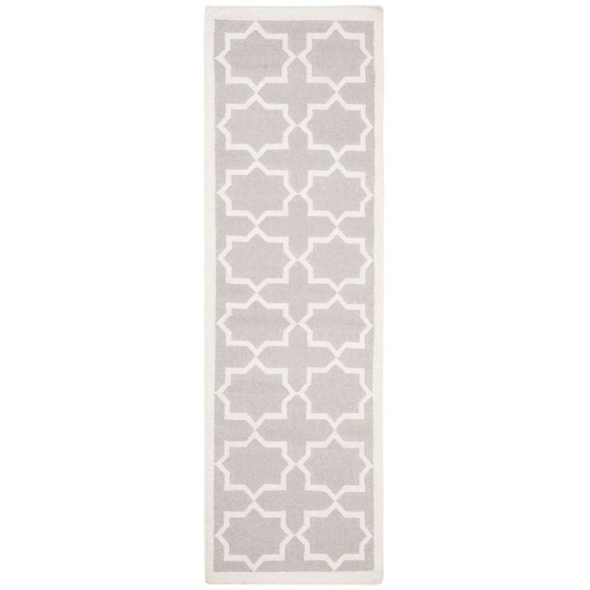 Safavieh Dhurries 549 Rug, DHU549 - Grey / Ivory