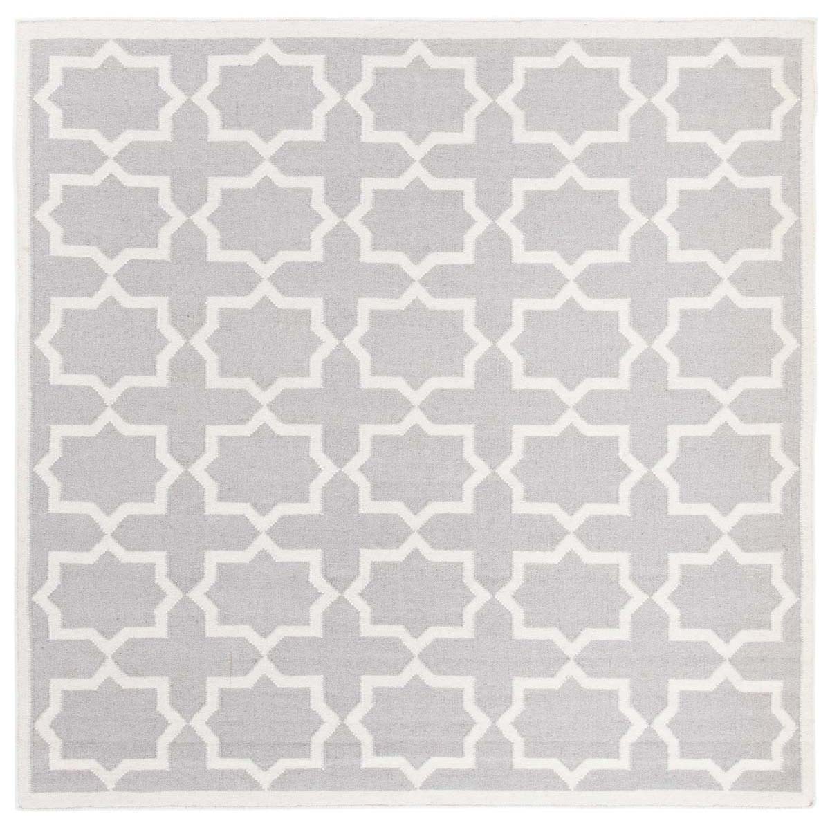 Safavieh Dhurries 549 Rug, DHU549 - Grey / Ivory