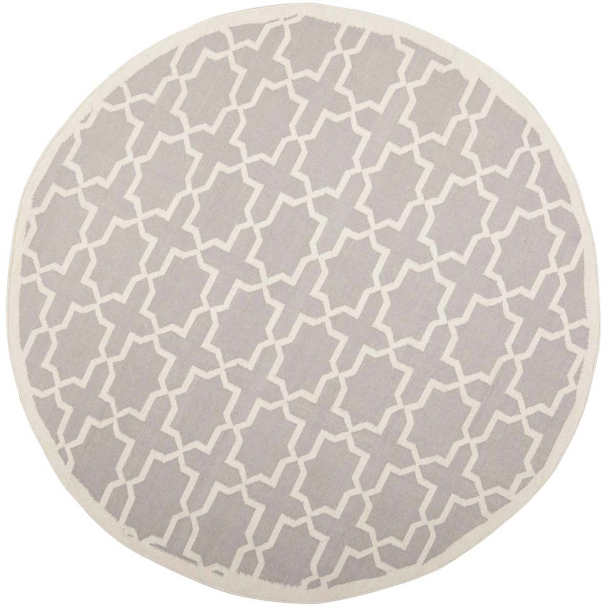 Safavieh Dhurries 549 Rug, DHU549 - Grey / Ivory