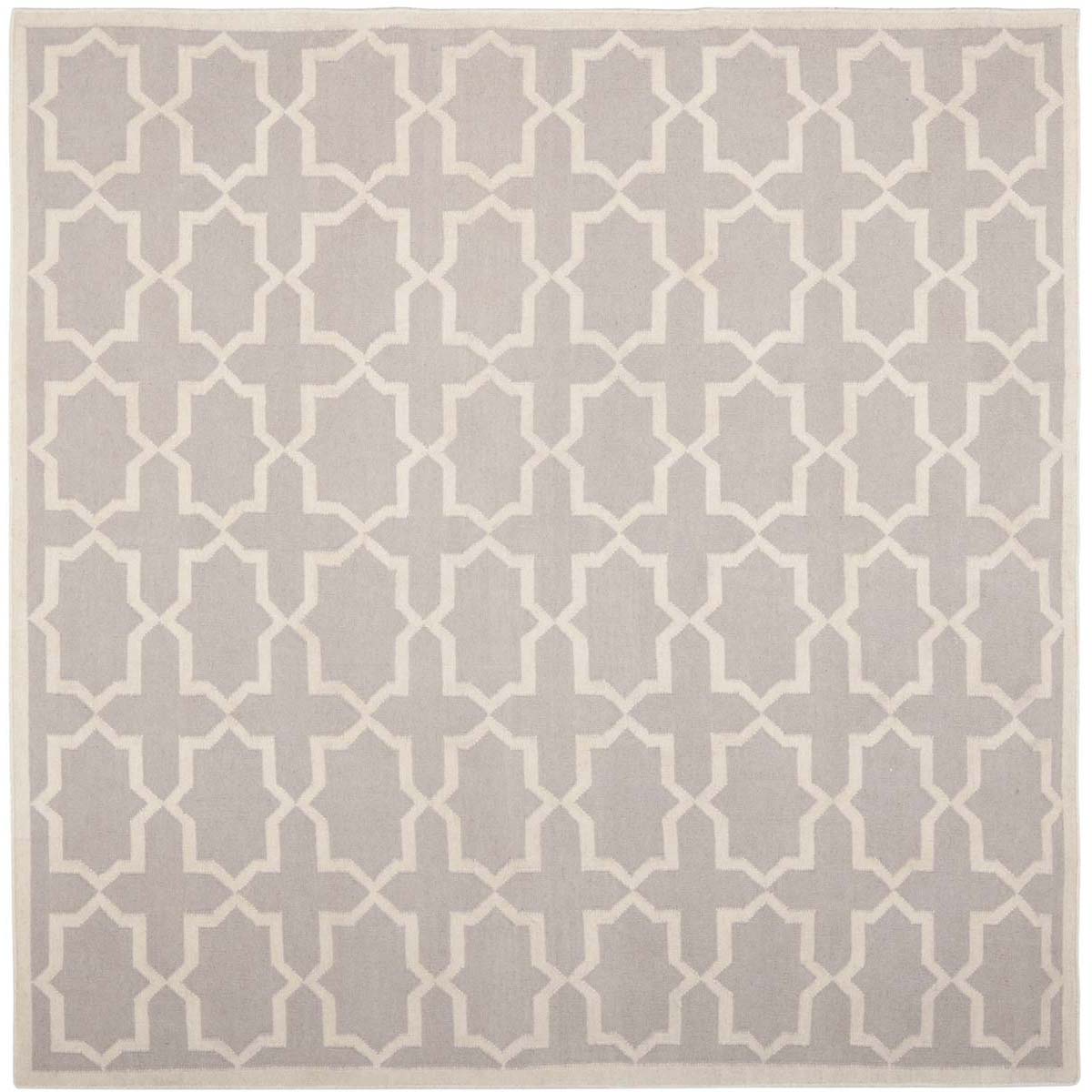 Safavieh Dhurries 549 Rug, DHU549 - Grey / Ivory