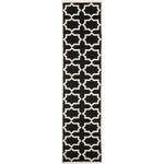 Safavieh Dhurries 549 Rug, DHU549 - Black / Ivory