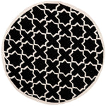 Safavieh Dhurries 549 Rug, DHU549 - Black / Ivory