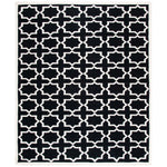 Safavieh Dhurries 549 Rug, DHU549 - Black / Ivory