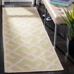 Safavieh Dhurries 552 Rug, DHU552 - Light Green / Ivory