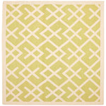 Safavieh Dhurries 552 Rug, DHU552 - Light Green / Ivory