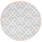 Safavieh Dhurries 552 Rug, DHU552 - Light Blue / Ivory