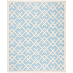 Safavieh Dhurries 552 Rug, DHU552 - Light Blue / Ivory