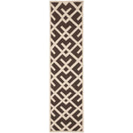 Safavieh Dhurries 552 Rug, DHU552 - Brown / Ivory