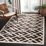 Safavieh Dhurries 552 Rug, DHU552 - Brown / Ivory