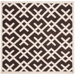 Safavieh Dhurries 552 Rug, DHU552 - Brown / Ivory