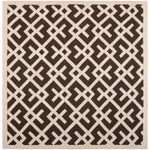 Safavieh Dhurries 552 Rug, DHU552 - Brown / Ivory