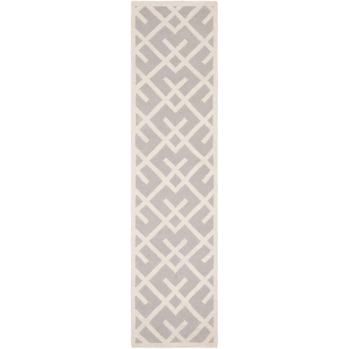 Safavieh Dhurries 552 Rug, DHU552 - Grey / Ivory