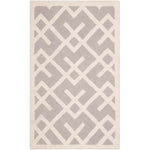 Safavieh Dhurries 552 Rug, DHU552 - Grey / Ivory