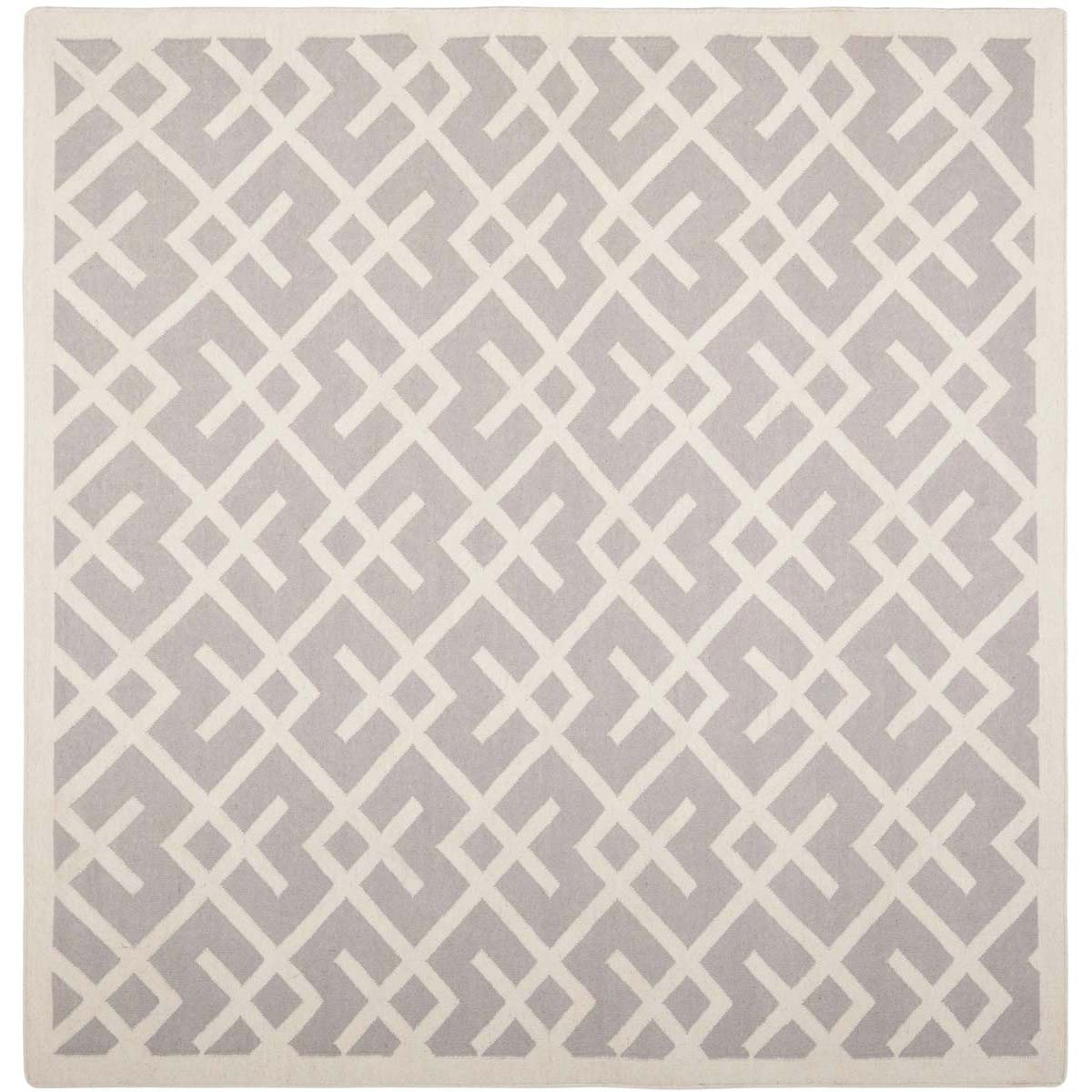 Safavieh Dhurries 552 Rug, DHU552 - Grey / Ivory