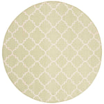 Safavieh Dhurries 554 Rug, DHU554 - Light Green / Ivory