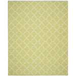 Safavieh Dhurries 554 Rug, DHU554 - Light Green / Ivory