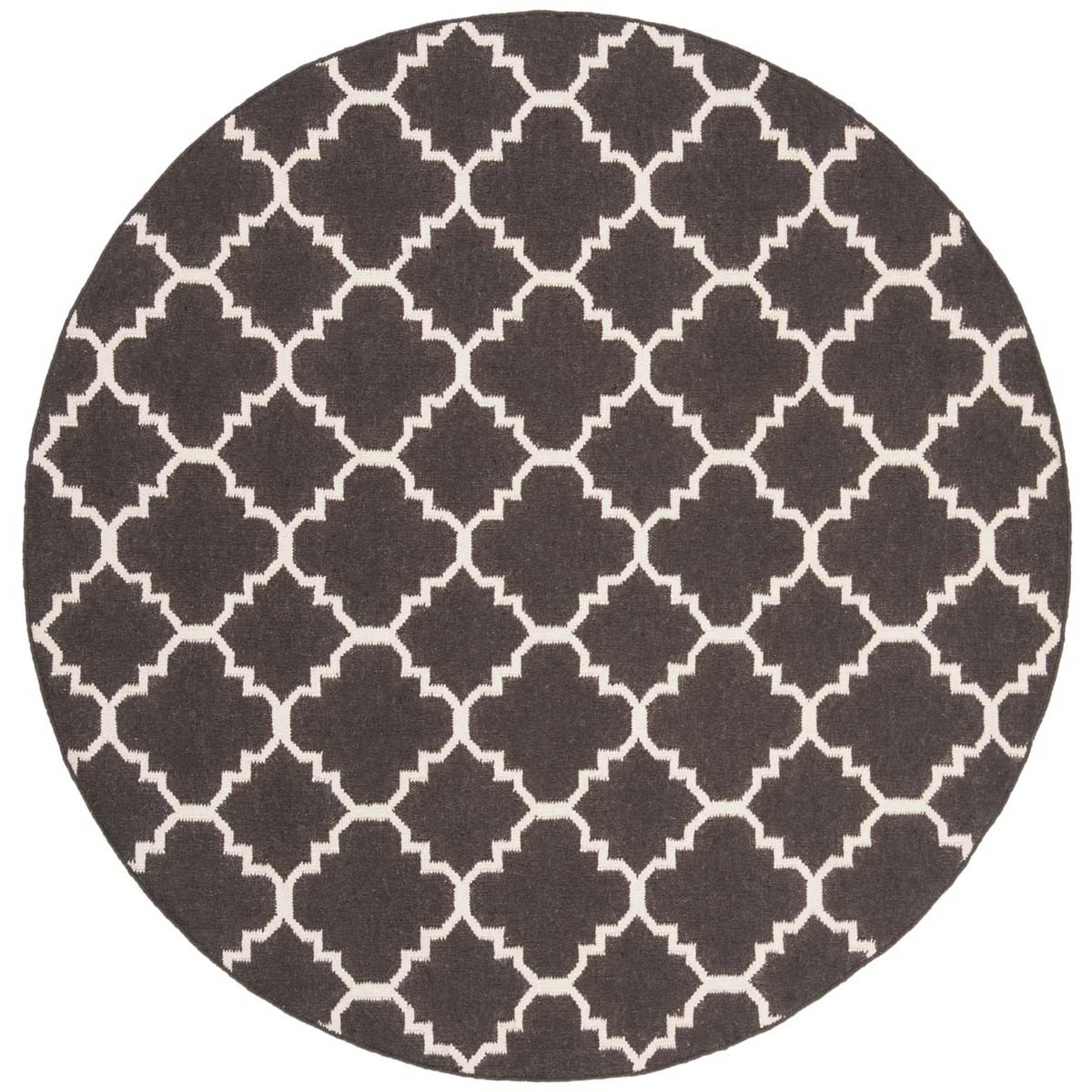 Safavieh Dhurries 554 Rug, DHU554 - Brown / Ivory