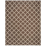 Safavieh Dhurries 554 Rug, DHU554 - Brown / Ivory