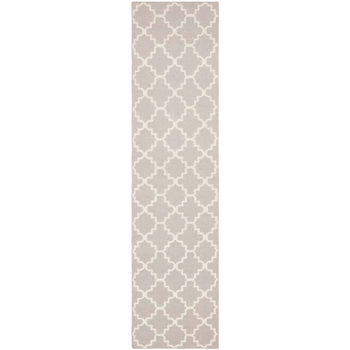 Safavieh Dhurries 554 Rug, DHU554 - Grey / Ivory