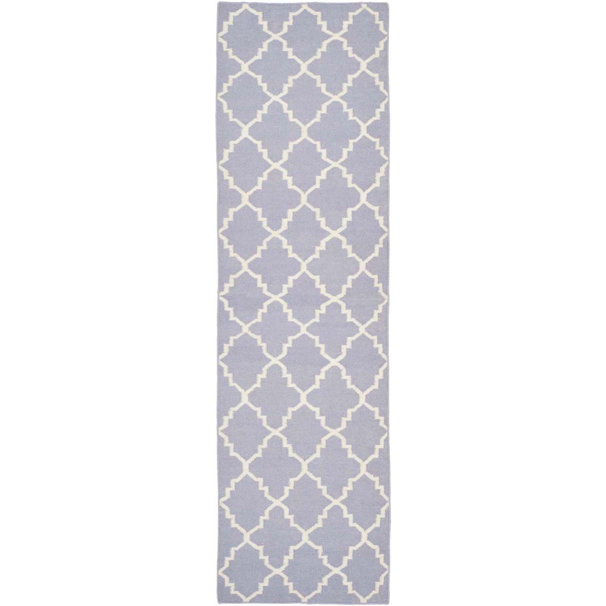 Safavieh Dhurries 554 Rug, DHU554 - Purple / Ivory