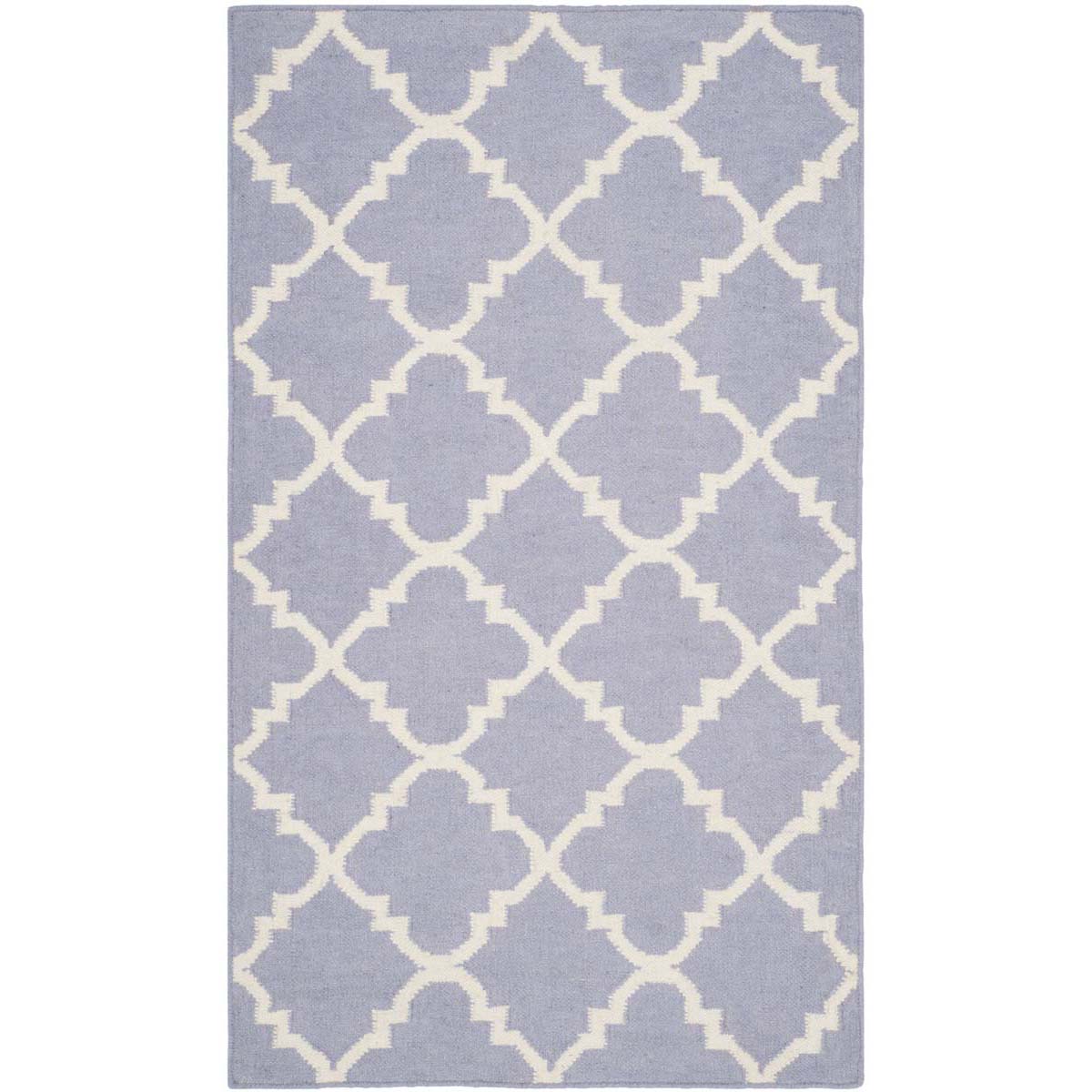 Safavieh Dhurries 554 Rug, DHU554 - Purple / Ivory