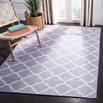 Safavieh Dhurries 554 Rug, DHU554 - Purple / Ivory