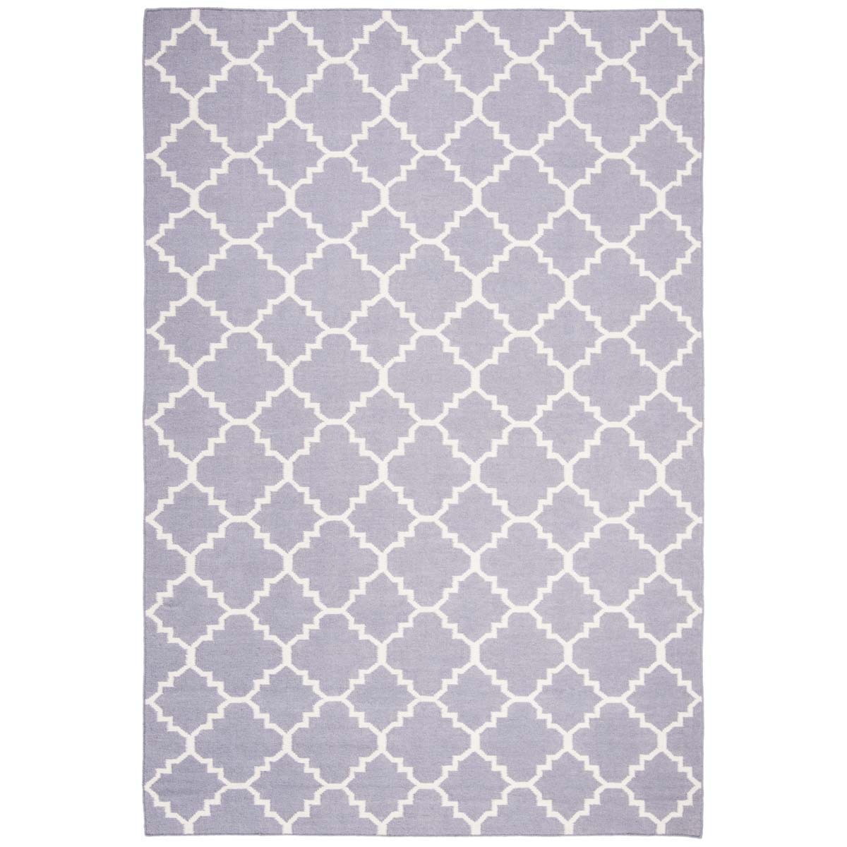 Safavieh Dhurries 554 Rug, DHU554 - Purple / Ivory