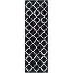 Safavieh Dhurries 554 Rug, DHU554 - Black / Ivory