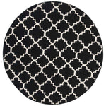 Safavieh Dhurries 554 Rug, DHU554 - Black / Ivory