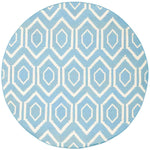 Safavieh Dhurries 556 Rug, DHU556 - Blue / Ivory