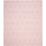 Safavieh Dhurries 556 Rug, DHU556 - Pink / Ivory