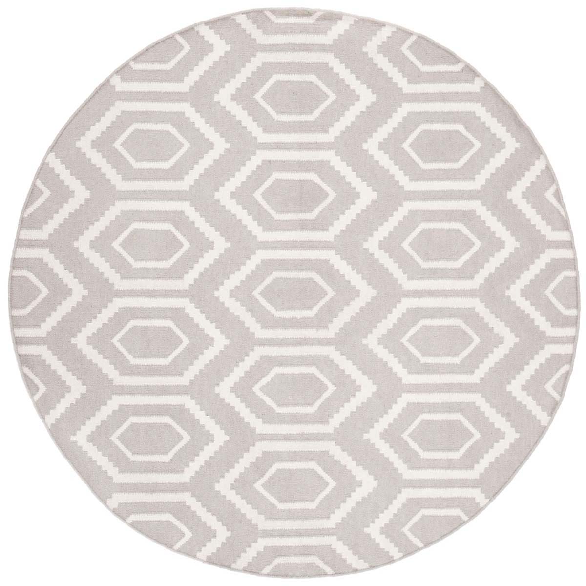 Safavieh Dhurries 556 Rug, DHU556 - Grey / Ivory