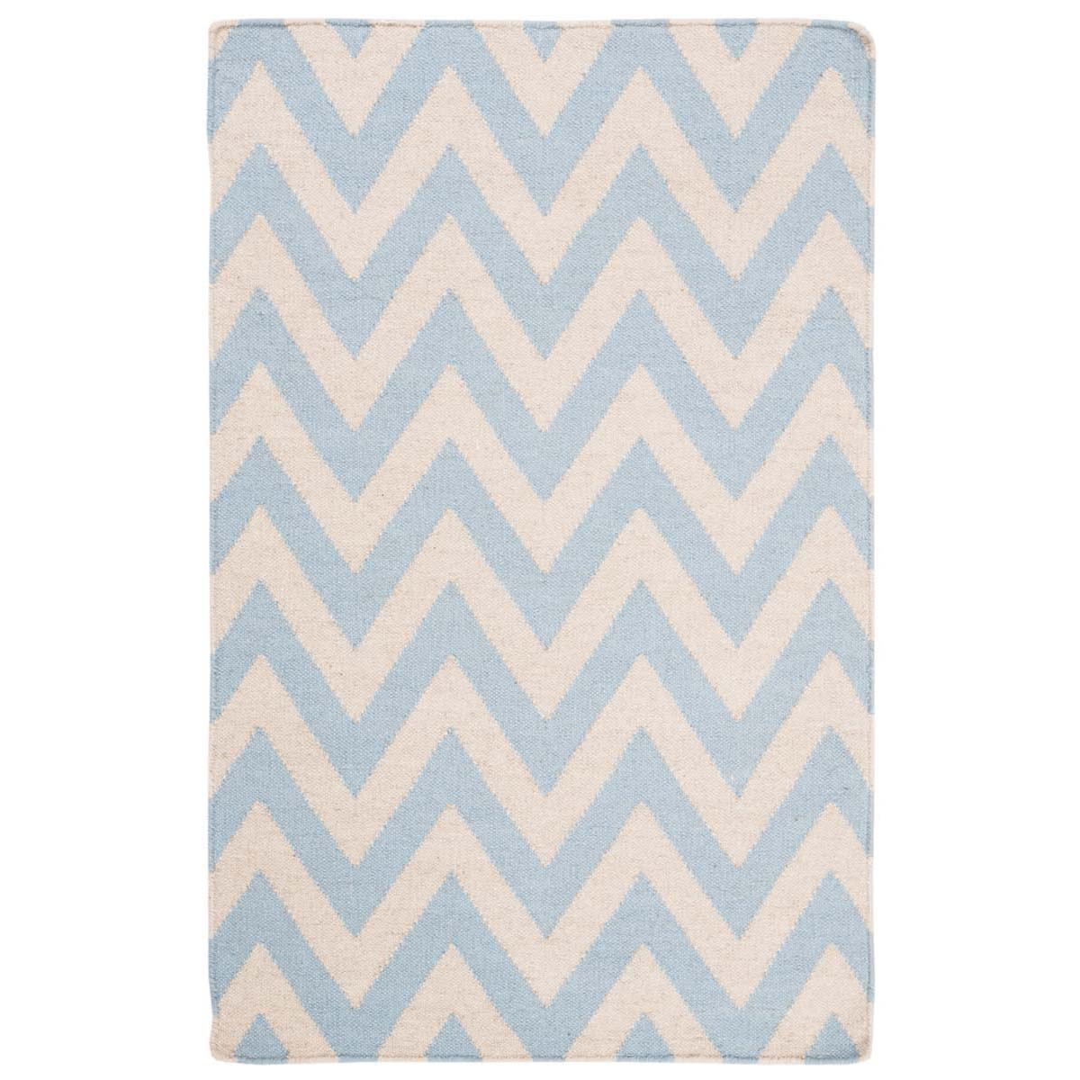 Safavieh Dhurries 557 Rug, DHU557 - Blue / Ivory