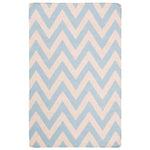 Safavieh Dhurries 557 Rug, DHU557 - Blue / Ivory