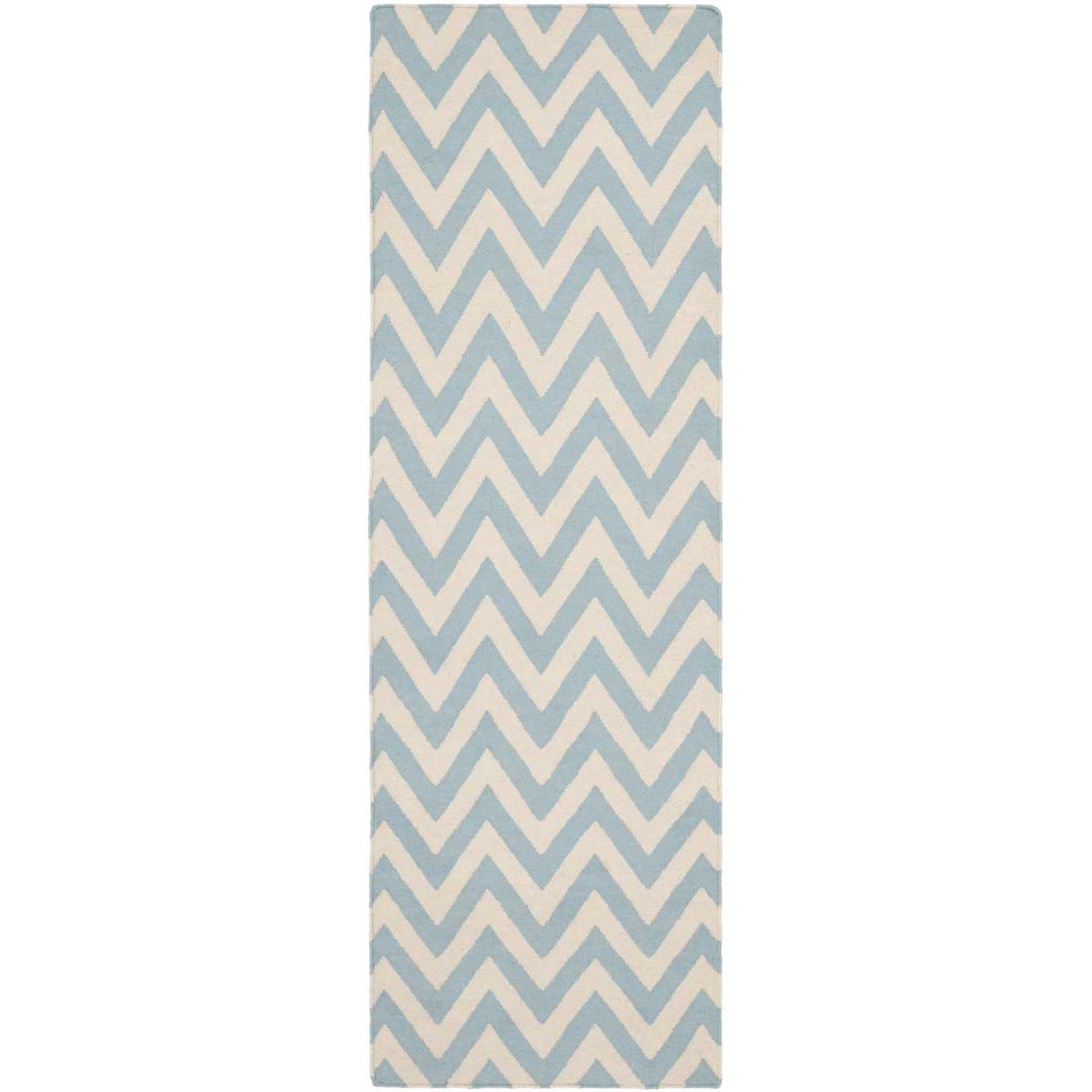 Safavieh Dhurries 557 Rug, DHU557 - Blue / Ivory