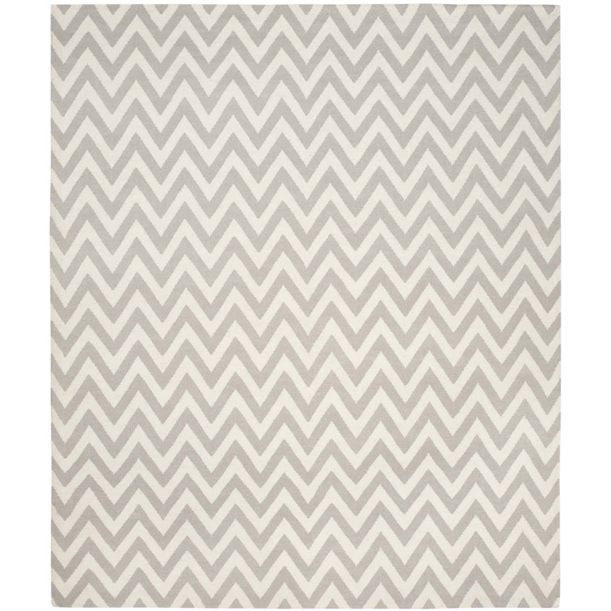 Safavieh Dhurries 557 Rug, DHU557 - Grey / Ivory